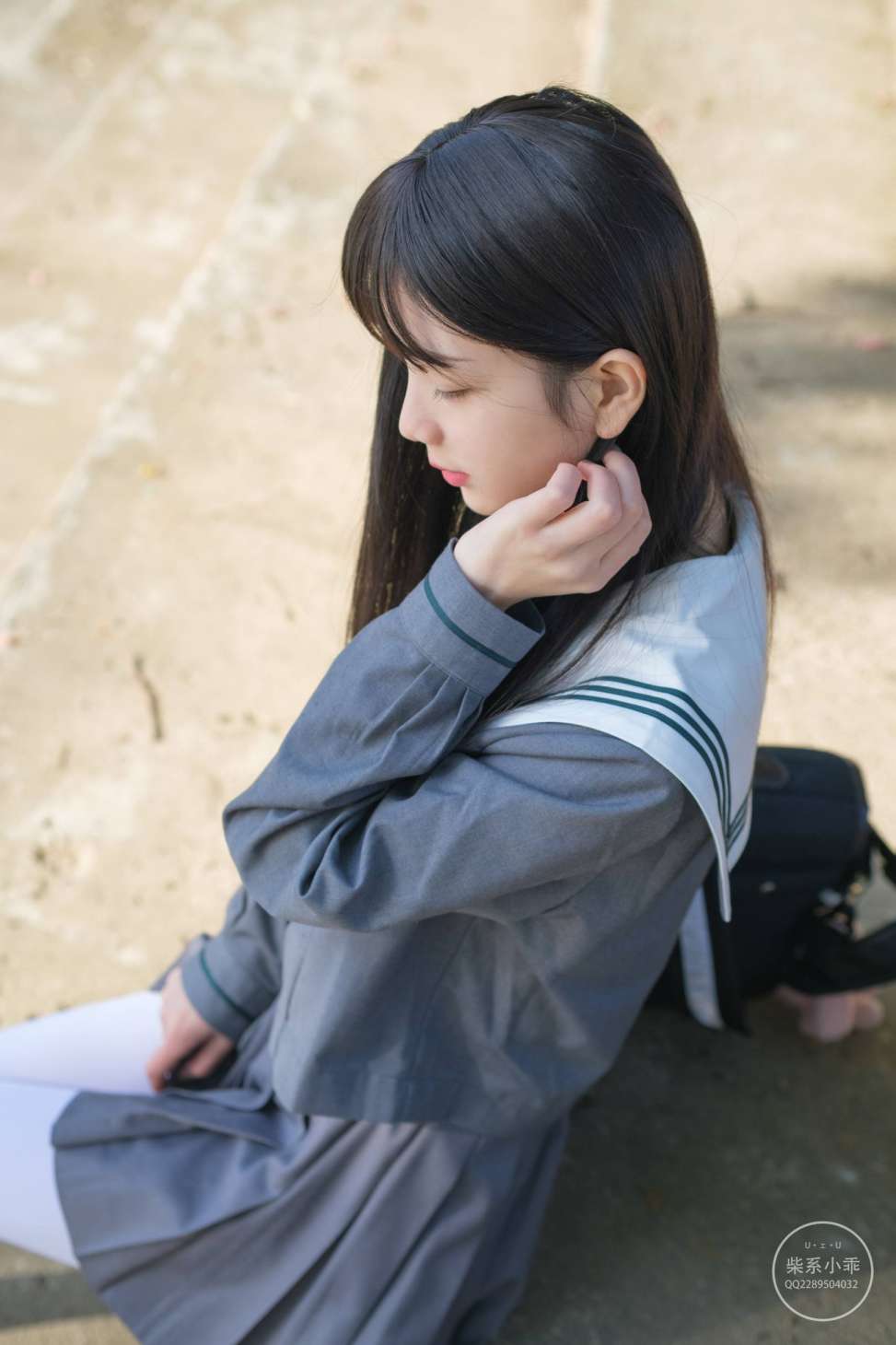 图片[3]-白丝清纯少女真的太可爱了【60P】20001-嗨街拍