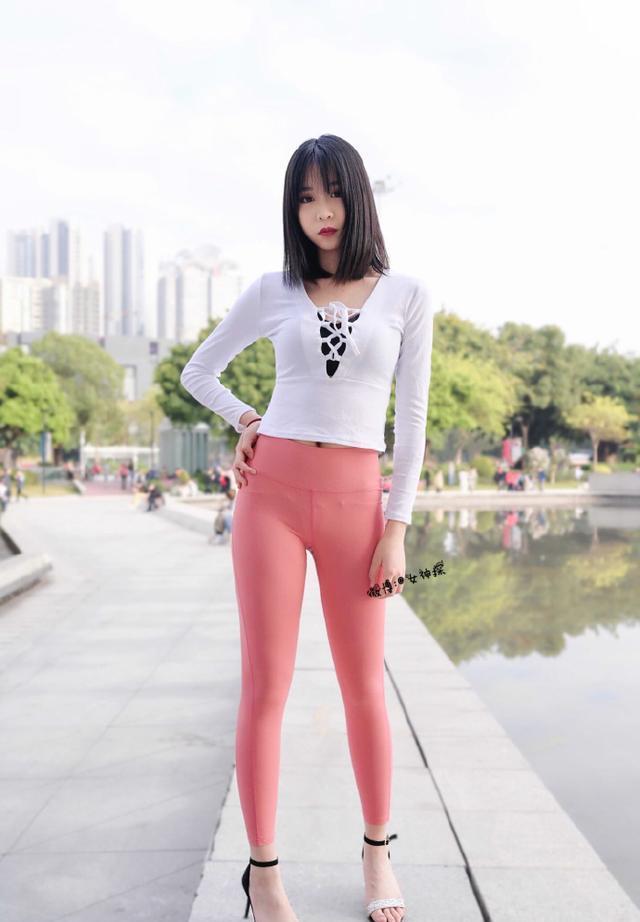 图片[2]-粉色瑜伽裤年轻女孩 J1311 417P17V-14.9GB-嗨街拍