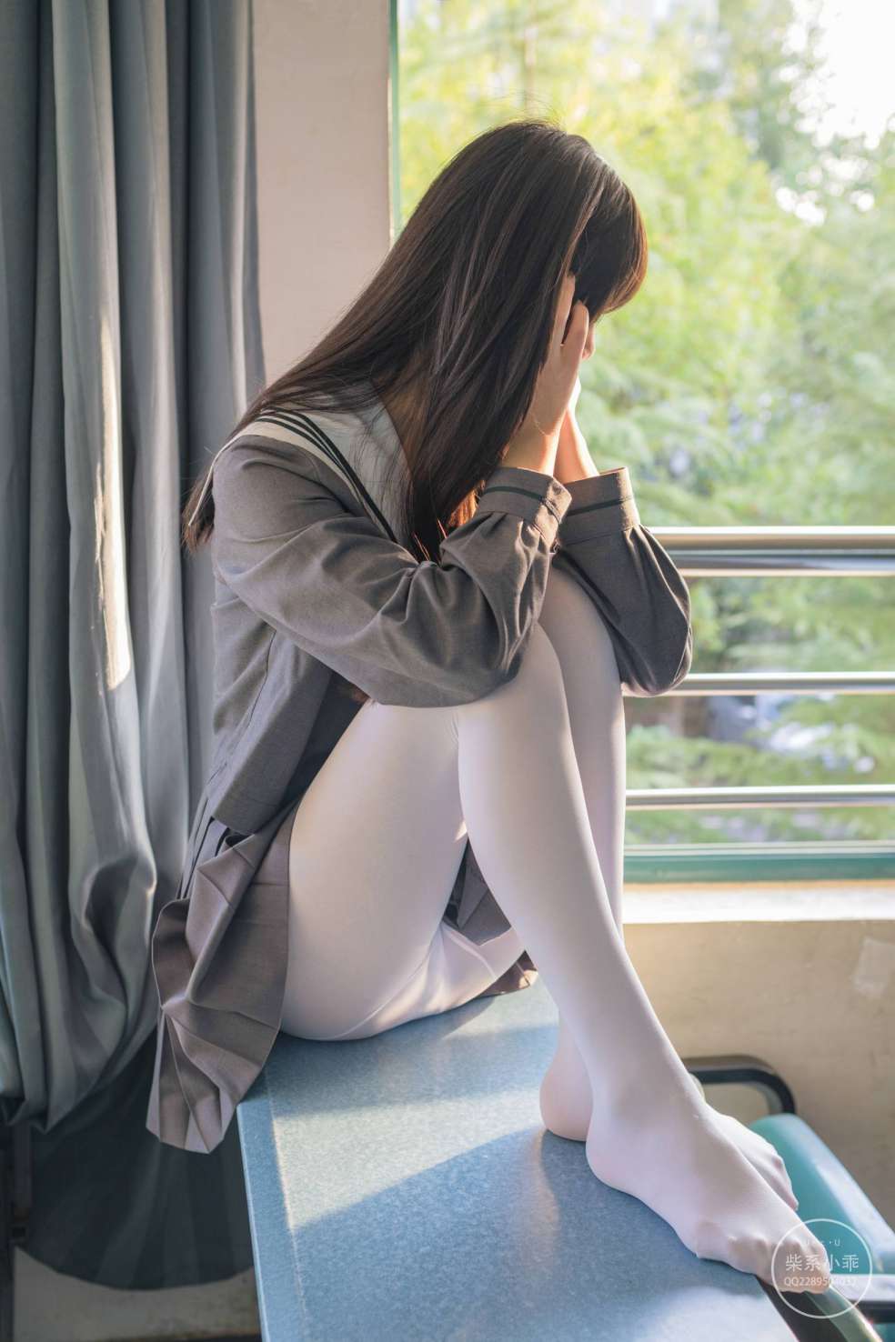 图片[4]-白丝清纯少女真的太可爱了【60P】20001-嗨街拍